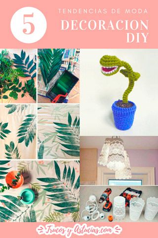 tendencias de moda para decoracion diy del hogar
